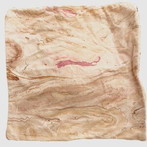 NWOT Anthropologie Marbled Coral Pink Pillow Case Only